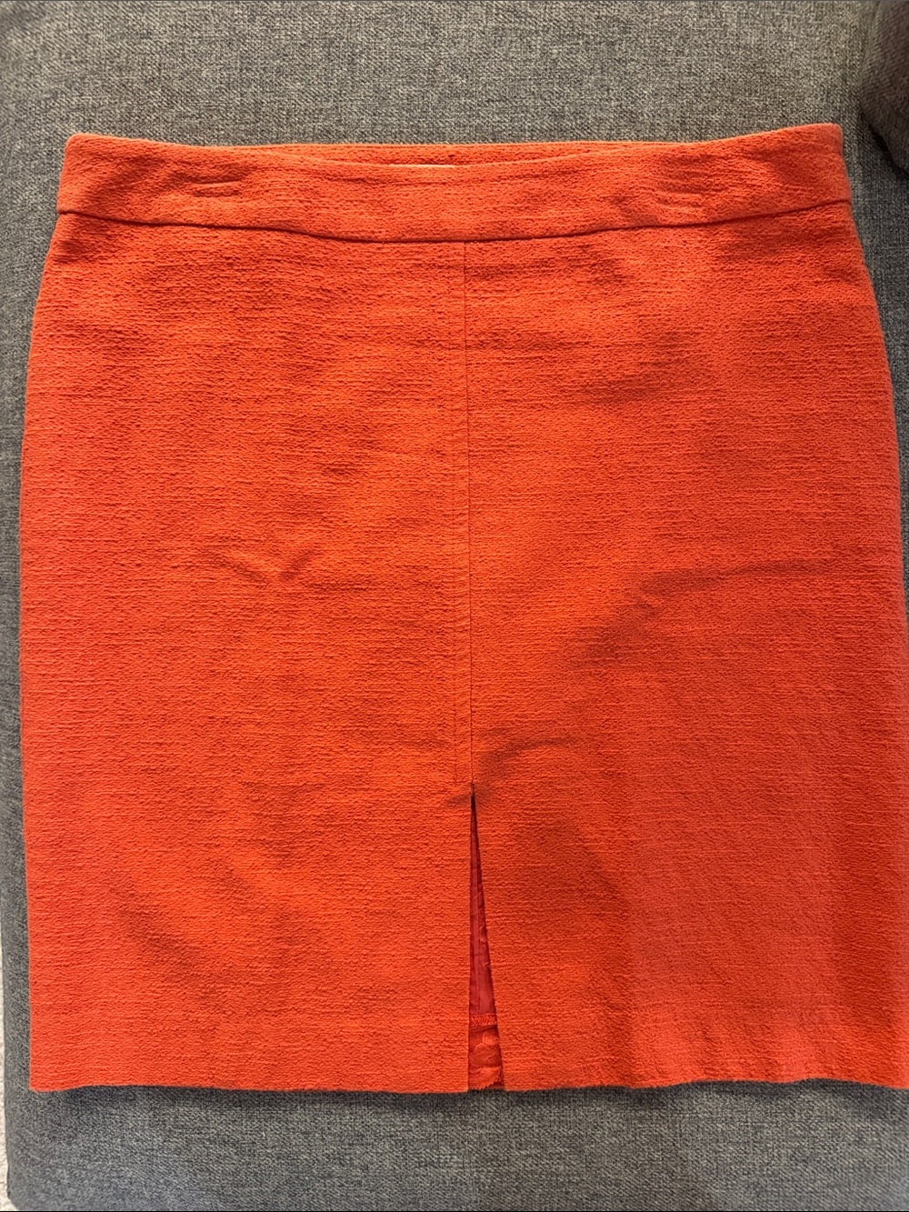 Trina Turk Front Slit Textured Pencil Skirt Coral size 12